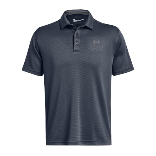 1290140 Under Armour Men's Tech Golf Polo Downpour Gray/Pitch Gray 2XL - Brand New