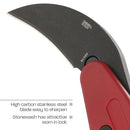 CRKT PROVOKE EDC FOLDING KNIFE, 2.47" HAWKBILL BLADE, KINEMATIC - RED/BLACK - Like New