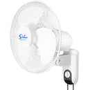Simple Deluxe 16" Digital Household Wall Mount Fans 2 Pack - White - Brand New