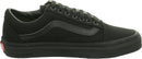 VANS OLD SKOOL UNISEX ADULTS' LOW-TOP TRAINERS, SIZE 7 - BLACK/BLACK - Like New