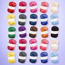 HEARTH & HARBOR CROCHET KIT 80 PIECE WITH 2500 YARDS ASSORTED YARN KIT - MULTI - Like New