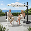 OTSUN Tall Modern Adirondack Chairs Set of 4 All Weather HDPE Bar Height - Like New