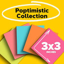 Post-it Notes 3" x 3" 14 Sticky Notes Pads 100 Sheets per Pad, 65414AN - Multi - Brand New