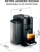 Nespresso Vertuo Coffee Espresso Machine Milk Frother ENV135BAE - Piano Black Like New