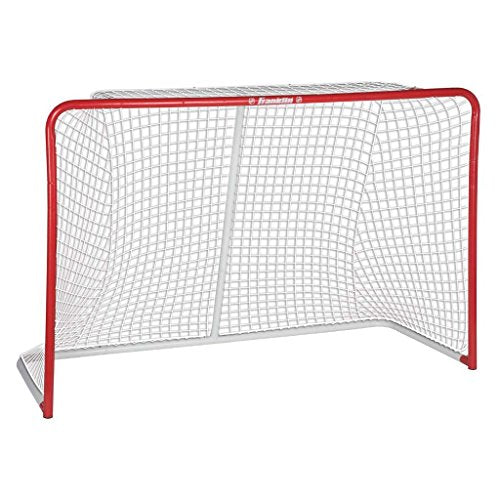 FRANKLIN SPORTS OFFICIAL SIZE STEEL HOCKEY GOAL, 72"X48"X30" WITH 1.75" POST - Like New