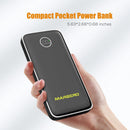 MARBERO DUAL OUTPUT POWER BANK 10000MAH - BLACK - Like New