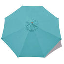 Master Canopy Patio Umbrella 10ft Replacement Canopy 8 Ribs - Turquoise - Like New