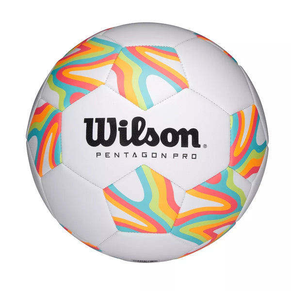 WILSON PENTAGON PRO BRIGHT SOCCER BALL, SIZE 5 - MULTI - Scratch & Dent