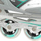 ROLLER DERBY AERIO Q-60 WOMEN'S INLINE SKATES SIZE WOMEN 6 MINT - Like New