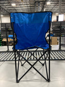 TREK OUTDOOR LIVING SOLUTIONS HEAVY DUTY CAMPING CHAIR - BLUE - Brand New