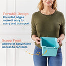 ECR4KIDS SCOOP FRONT STORAGE BIN MULTIPURPOSE ORGANIZATION 20-PIECE - SEAFOAM - Like New