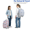 J World Sundance Laptop Rolling Backpack for Girls Boys. Roller Bookbag w/Wheels - Brand New