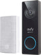 eufy T8202 Security Wired 2K Video Doorbell - White Base, Black Doorbell - Like New