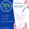 VIEBEAUTI TEETH WHITENING KIT 5X LED LIGHT WHITENER 35% CARBAMIDE PEROXIDE MINT - Like New