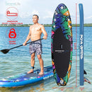 SereneLife Inflatable Stand Up Paddle Board And Accessories - Scratch & Dent