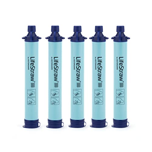 LIFESTRAW PERSONAL WATER FILTER FOR HIKING, CAMPING, TRAVEL, PREPAREDNESS - Brand New
