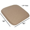 Sweet Home Collection Chair Cushion Memory Foam Pads Honeycomb Pattern 2 Pack - Brand New