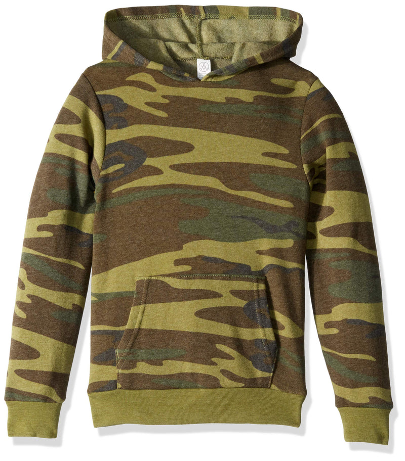 HANES 9595GB YOUTH CHALLENGER UNISEX HOODIE - CAMO - SIZE YXL - X-LARGE - Like New