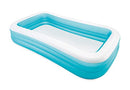 INTEX RECTANGULAR FAMILY LOUNGE INFLATABLE SWIMMING POOL 10FT X 6FT X 22FT - Brand New