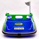 FLYBAR FUNPARK RACER RIDE-ON BUMPER CAR VEHICLE KIDS TODDLERS - BLUE/GREEN - Like New