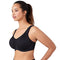 WACOAL WOMEN'S SIMONE UNLINED SPORTS BRA, 855170, BLACK, 38C - Brand New