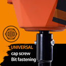 SUPERHANDY ELECTRIC EARTH AUGER AND DRILL BIT, 6" X 30" DRILL BIT, 3/4" SHAFT - Like New