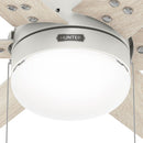 HUNTER FAN HUNTER SPOKANE LED 44” CEILING FAN - MATTE WHITE - Like New