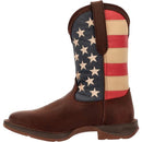 Durango Patriotic Pull-On Western Flag Boot Brown And Union Flag Size 13(D) - Brand New