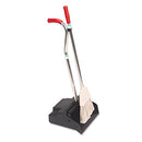 Unger Ergo Dustpan Broom 12w X 33h Metal With Vinyl Coated Handle Red/silver - Brand New