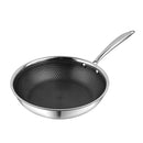 T TABAKH VINOD NUTRI-TECH SAS HONEYCOMB FRYPAN 26 CM TP/NTNSFP-26 - SILVER - Like New