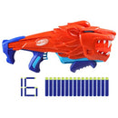 NERF WILD LIONFURY EASY PLAY DART BLASTER 16 ELITE DARTS KIDS AGES 6 UP - Like New