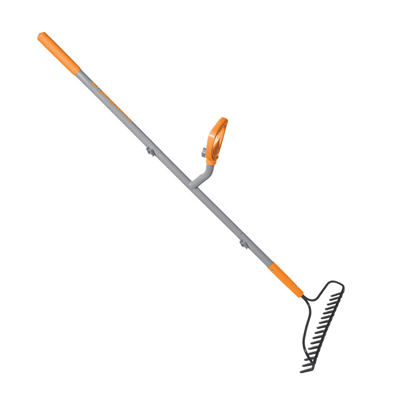 ERGIE SYSTEMS ERGIESHOVEL ERG-BWRK16 STRAIN REDUCING BOW RAKE - GRAY/ORANGE - Like New