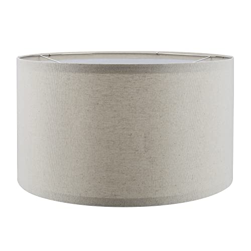 ASPN Creative Contemporary Design, Drum Light Shade, 38871 - Oatmeal Linen - Like New