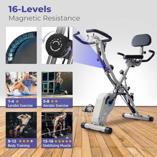 Exercise Bike for Home Workout Stationary Bike 330LB Capacity - Scratch & Dent