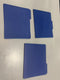 OFFICE DEPOT 2-TONE FILE FOLDERS, 1/3 TAB, LETTER SIZE, PACK OF 24 - NAVY - Like New