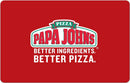 Papa John's $25 eGift Card [Digital Delivery]