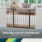 SAFETY 1ST EASY INSTALL DECOR TALL & WIDE GATE - BROWN - Like New