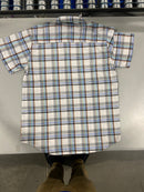 BLACK HORSE MEN'S S/S WOVEN PLAID SHIRT - MENS SMALL - MULTICOLOR WOVEN PLAID - Brand New