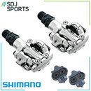 SHIMANO SPD CLIPLESS BIKE PEDALS - SILVER - Like New