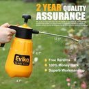 EVIKA DO EVER BETTER HANDHELD PUMP GARDEN AND LAWN SPRAYER 1.5L - ORANGE - Like New