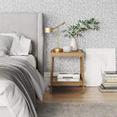 Nathan James 33301 Hayes Solid Wood Nightstand Storage Shelf B089Y93ZG9 - Brown - Brand New