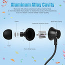 MUITUNE BLUETOOTH EARBUDS 120 HOURS EXTRA LONG PLAYBACK WITH MICROPHONE BLACK - Like New