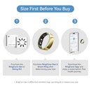 RINGCONN GEN 2 ULTRA-THIN SMART RING SLEEP APNEA MONITORING SIZE 10 - ROYAL GOLD - Like New