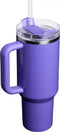 STANLEY QUENCHER H20 FLOWSTATE DHALIA SHIMMER TUMBLER 40 OZ - PURPLE - Like New