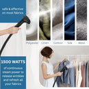SALAV STANDING GARMENT STEAMER WITH ROLL WHEELS EASY MOVEMENT 1.8L - WHITE - Like New