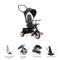 Radio Flyer 4-in-1 Stroll 'N Trike, Ages 1-5 Years, 492 - Black - Brand New