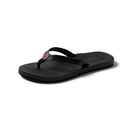 REEF WOMEN'S ZEN LOVE FLIP FLOPS SIZE: WOMEN 11 BLACK/BLACK - Brand New