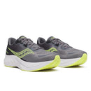 SAUCONY MEN'S TIDE 2 SNEAKERS CARBON/PRIMROSE SIZE 9 - Like New