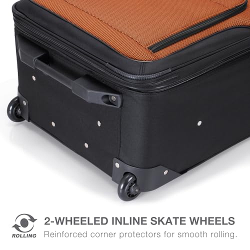 TRAVEL SELECT AMSTERDAM SOFTSIDE EXPANDABLE ROLLING LUGGAGE, 21" H - GRAY - Brand New