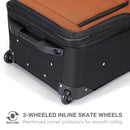 TRAVEL SELECT AMSTERDAM 25-INCH SOFTSIDE EXPANDABLE ROLLING UPRIGHT LUGGAGE - Brand New